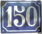 plaque 150 001