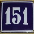 plaque 151 002