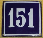plaque 151 002