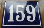 plaque 159 003