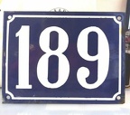 plaque 189 001