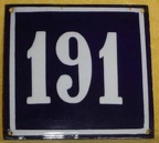 plaque 191 001