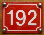 plaque 192 101