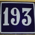 plaque 193 001