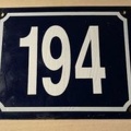 plaque 194 001