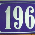 plaque 196 001