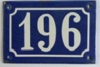 plaque 196 007