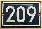 plaque 209 202
