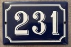 plaque 231 001