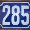 plaque 285 001