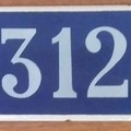 plaque 312 002