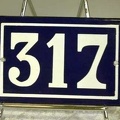 plaque 317 002