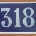 plaque 318 001