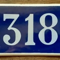 plaque 318 002