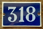 plaque 318 002
