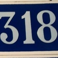 plaque 318 003