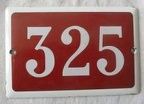 plaque 325 002