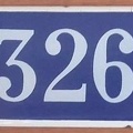 plaque 326 001
