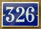 plaque 326 002