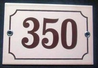 plaque 350 001