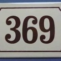 plaque 369 001