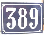 plaque 389 001