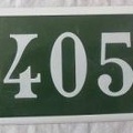 plaque 405 001