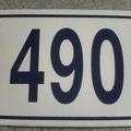 plaque 490 001