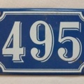 plaque 495 001