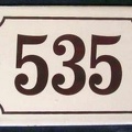 plaque 535 001