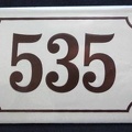 plaque 535 002