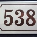 plaque 538 001