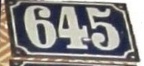 plaque 645 001