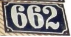 plaque 662 001