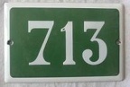 plaque 713 001