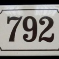 plaque 792 002