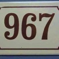 plaque 967 001