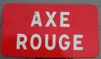 plaque axerouge 45d01