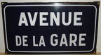 plaque rue avenuedelagare