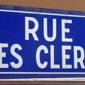 plaque rue des clercs