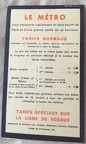 metro 1937 tarifs
