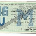 carte circulation personnel nettoyage 1946