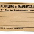etiquette ratp 1965 311 001