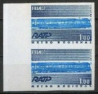 phila ratp 1975 timbre rer non dentele 296 001