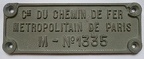 plaque M1335