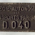 plaque MA D040