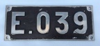 plaque MA E039