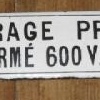 plaque c8581
