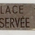 plaque place reservee 1a