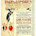 affiche 1901 paris londres tarifs